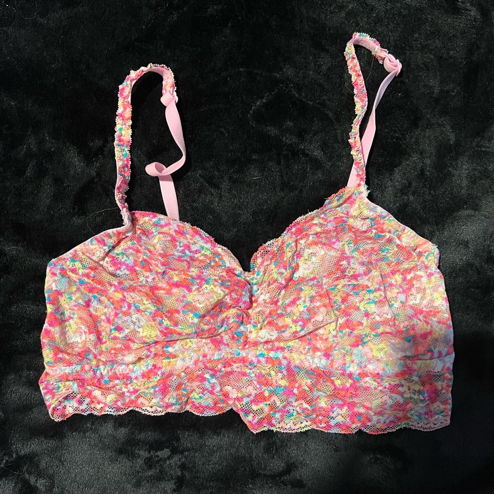 PINK Lace Bralette - Size M